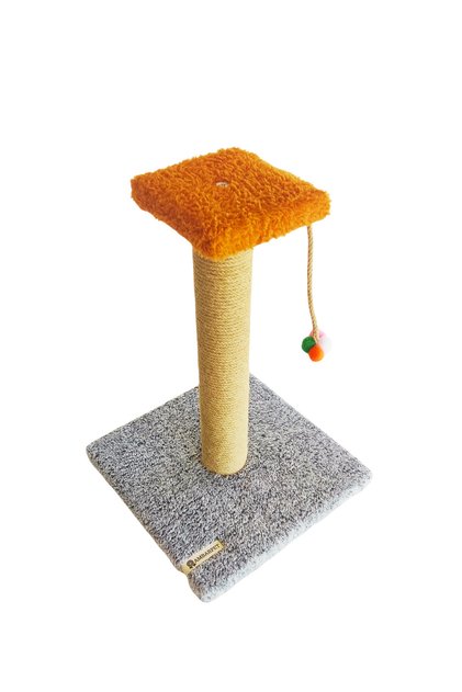 Grey Cat Scratching Board with Steps 42 Cm