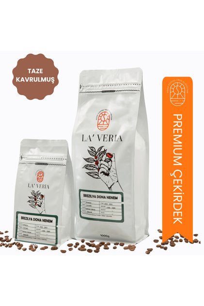 Brezilya Dona Nanem Kahve 250 g – Natural İşlem, Orta Kavrum, Karamel & Çikolata Aromalı Espresso