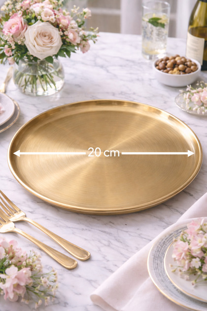 MİMOZA PARK 7 Parça Gold 304 Paslanmaz Çelik Kahvaltı Takımı