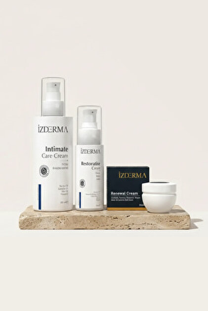 izderma Renewal Cream + İntim Bakım Kremi ve Yıkama Köpüğü +