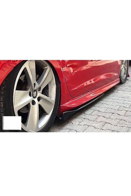 Chevrolet Cruze 2009-2013 Yan Marşpiyel Altı Lip Kulaklı Kısa 86 Cm Piona Black Parlak Siyah 2li Set