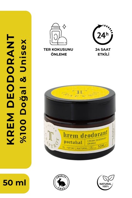Krem Deodorant / Doğal Portakal Yağı Ile Kokulandırılmış/ 50 ml