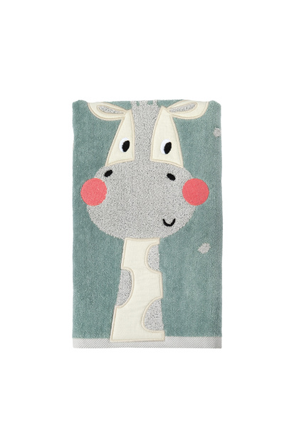 Giraffe 100% Organic Cotton Velur Towel 50 X 90 cm