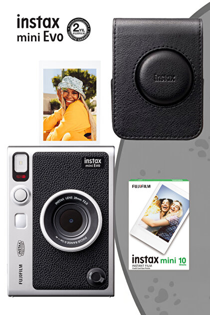 Fujifilm Instax Mini Evo Siyah Fotoğraf Makinası - Fiyatı, Yorumları