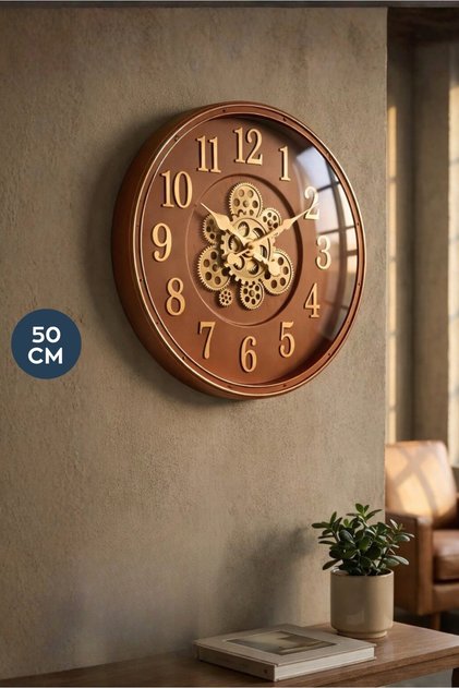 Biel İskandinav Tarz 50 cm Duvar Saati