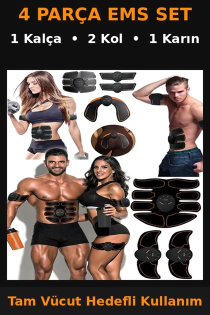 Genel Markalar Gym Sixpad Karın Kas Geliştirici Yağ Yakıcı Masaj