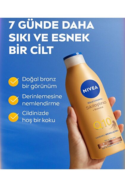 NIVEA Q10 Sıkılaştırıcı Bronzlaştırıcı Vücut Losyonu 200ml