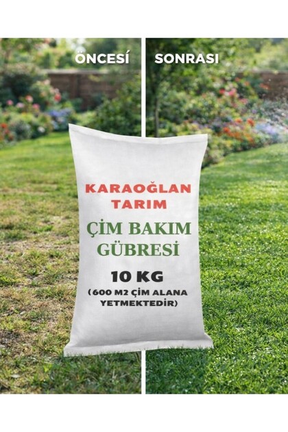 Karışımlı Çim Bakım Gübresi Çim Gelişim Gübresi Çim Coşturan 10 Kg