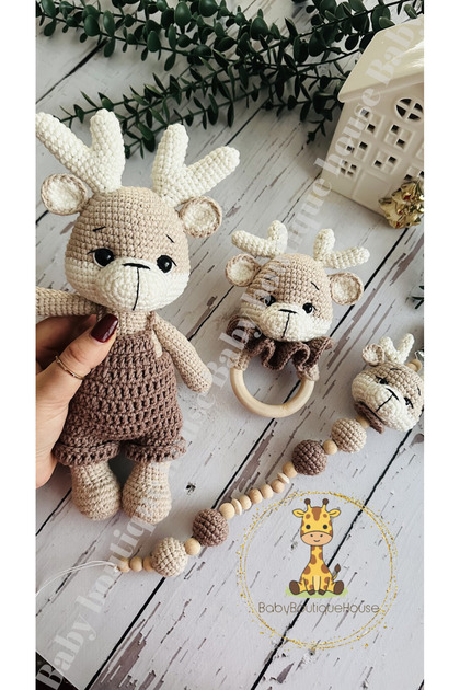 Amigurumi geyik set