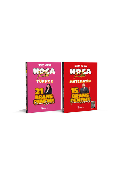 hoca kafası yayınları 2026 KPSS Matematik Tamamı Çözümlü 15 Branş