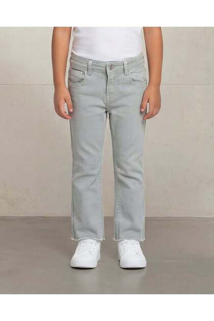 Girls Mint Straight Leg Jeans