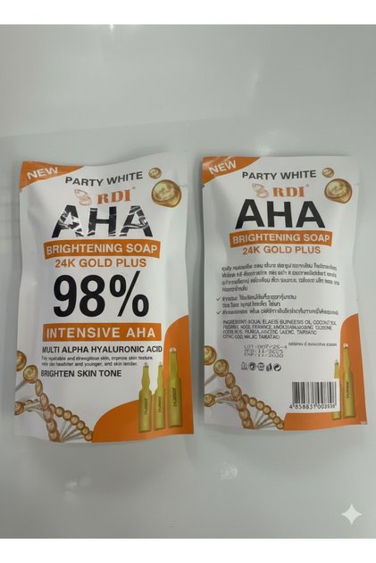 Party White AHA 98 Intensive HYA Soap – 100g