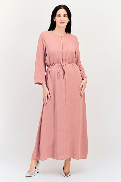 chinese dress ladies Lisa Maxi Dress, in Light Pink Luxe Satin, Size: Large | Show Me Your Mumu
