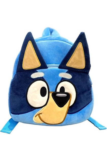 Sevimli Bluey 3D Peluş Sırt Çantası hediyelik okul öncesi