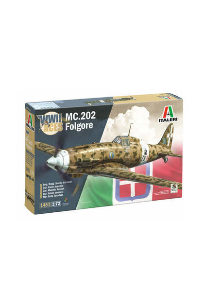 MODEL AVION MC.202 FOLGORE ACES SCARA 1:72 IT 1481 S