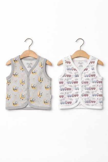 Patterned 2-Piece Baby Vest
