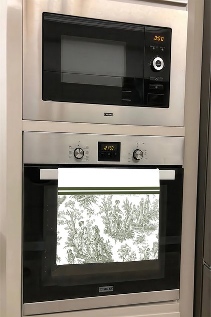 Decorative Kitchen Cotton Oven Towel French Country Pattern 35X50 cm Washable