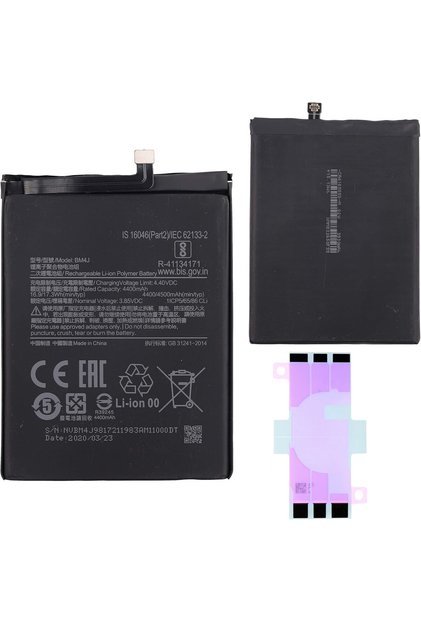 Redmi Note 8 PRO BM4J Batarya Pil Telefon Batarayası Pil Bandı Beraber