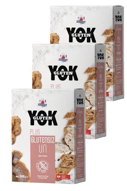Glutensiz Un Plus 500 gr x 3 Adet