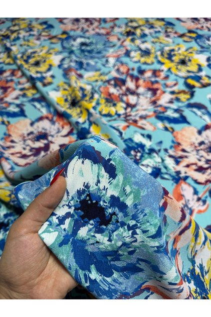 Maroken Fabric Width 145 cm Wrinkle-Free Draped Dress Fabric Tunic Trouser Fabric M100