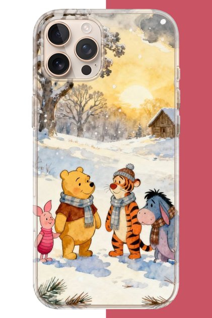 iPhone 16 PRO MAX Uyumlu Winnie The Pooh2 UV Baskılı Silikon Kılıf