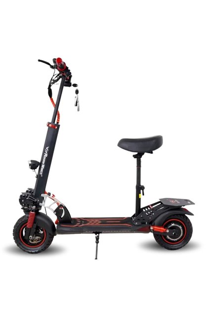 KukoKirin D Max Electric Scooter - 2000W Motor, 65 KM/H Top Speed, 48V 15Ah Battery (Black)