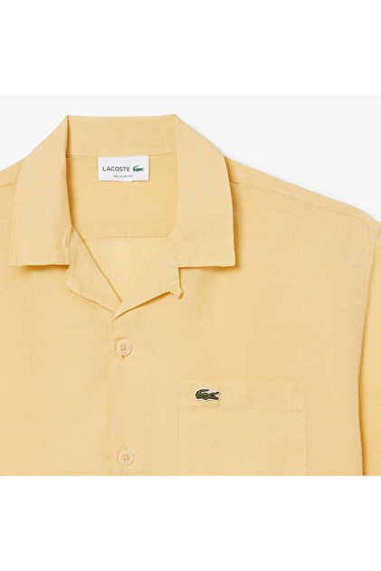 Lacoste Relaxed Fit Linen Shirt - CH2339-00-ZCM- Trendyol