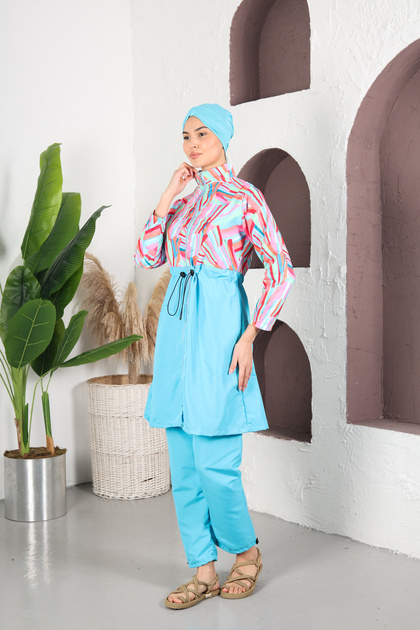 Hijab Swimsuit Set 3-Piece Set