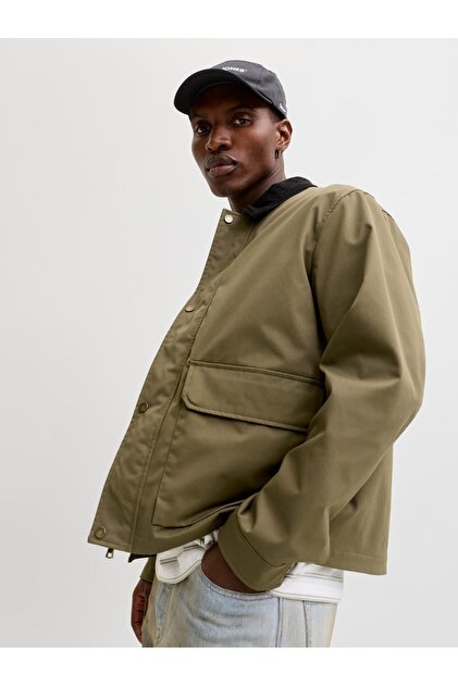 Jack & Jones JORCATSKILLS BARN Haki Erkek Mevsimlik Ceket - Fiyatı