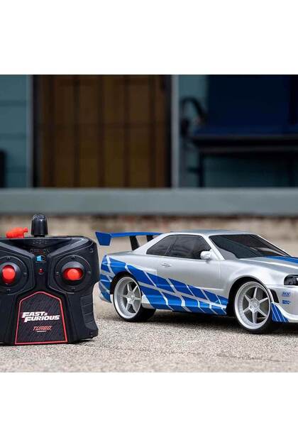 Jada 1:24 Fast & Furious Brian's Nissan Skyline GT-R (R34) Uzaktan