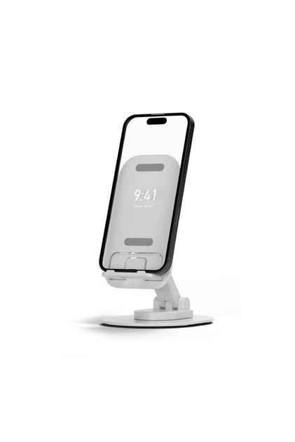 PBS154 Telefon Tablet Standı 60° Ayarlanabilir 1000g Taşıma Kapasiteli Beyaz