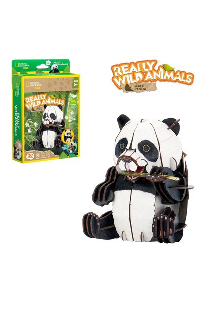 Animale Salbatice Puzzle 3D Panda 55 piese