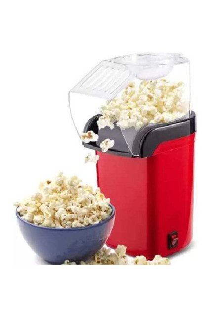Popcorn Maker Machine,1200W Hot Air Popcorn Popper Maker with Top Lid, 2 Minutes Fast Electr