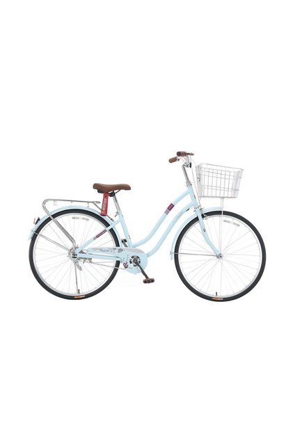 Veleon Bicycle With Basket 24 Inch Blue