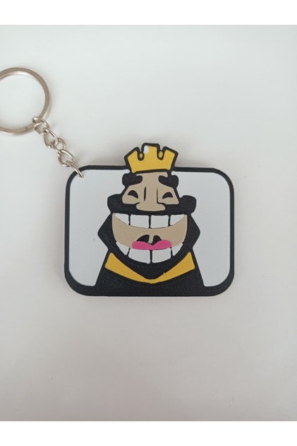 Clash royale hi̇haha emoji keychain