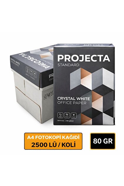 ICECOPY PROJECTA Standard A4 Fotokopi Kağıdı – 80 GR (2500'lü Koli