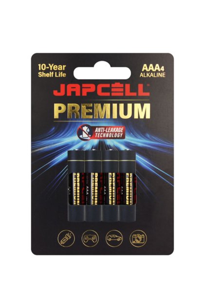 Baterii alcaline premium AAA / LR 3, 1,5 V, set de 4