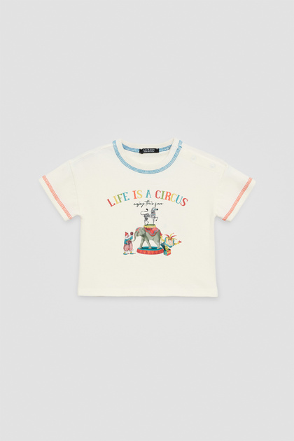 Baby Boy Ecru Tshirt