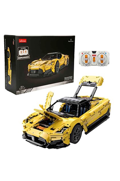 Rastar Bricks 1:8 Işıklı Maserati MC20 Sarı USB Şarjlı Uzaktan