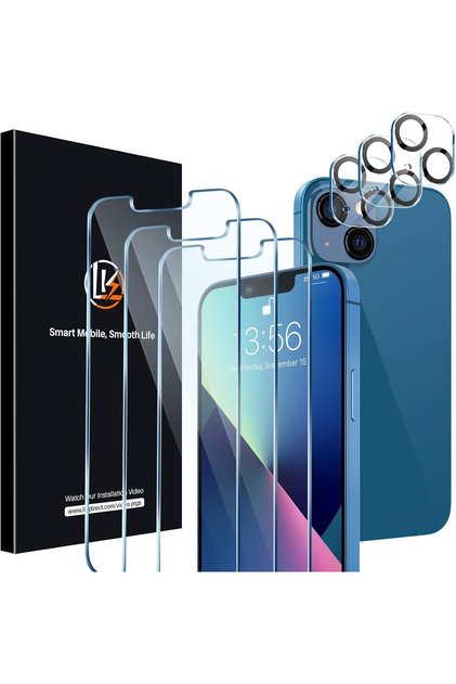 Folie Sticla Securizata iPhone 13 Pro Max, 14 Plus - Duritate 9H, Protectie Camera, Set 3 buc