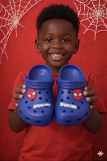Boy's Closed Front Garden Pool Daily Sandals Superhero Slippers