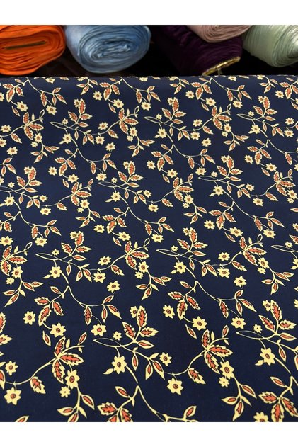 Patterned Crepe (Koşi̇ba) Fabric 110 cm Wide