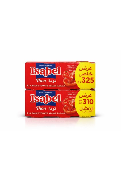 Ton Balığı Konserve ISABEL Ton Balığı Domates Soslu 195g x 3’lü Paket E,A
