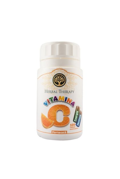 Vitamina C cu aromă de portocală
