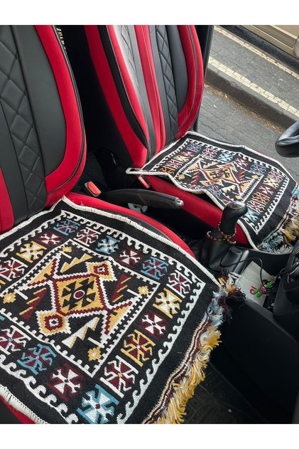 Washable 1. Quality Car Seat Covers Set - Front and Rear Seat Covers 3 Piece Set