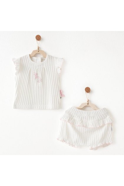 Baby Set 2 Pcs Set Jacquard Summer Time