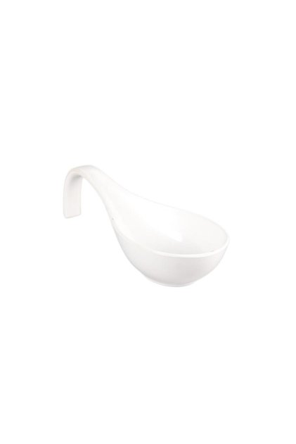 Open Buffet Presentation Bowl with Handle White 34×12×6,5 cm