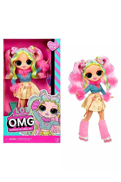 L.O.L. SURPRISE O.M.G. Bubblegum DJ Moda Bebek 20 cm Aksesuarlı