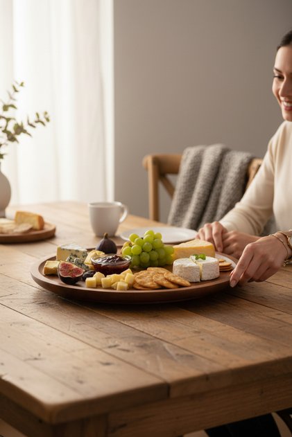 Akasya 30 cm Rotating Presentation Plate