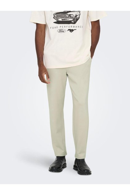 Erkek Chino Krem Pantolon - 22037907